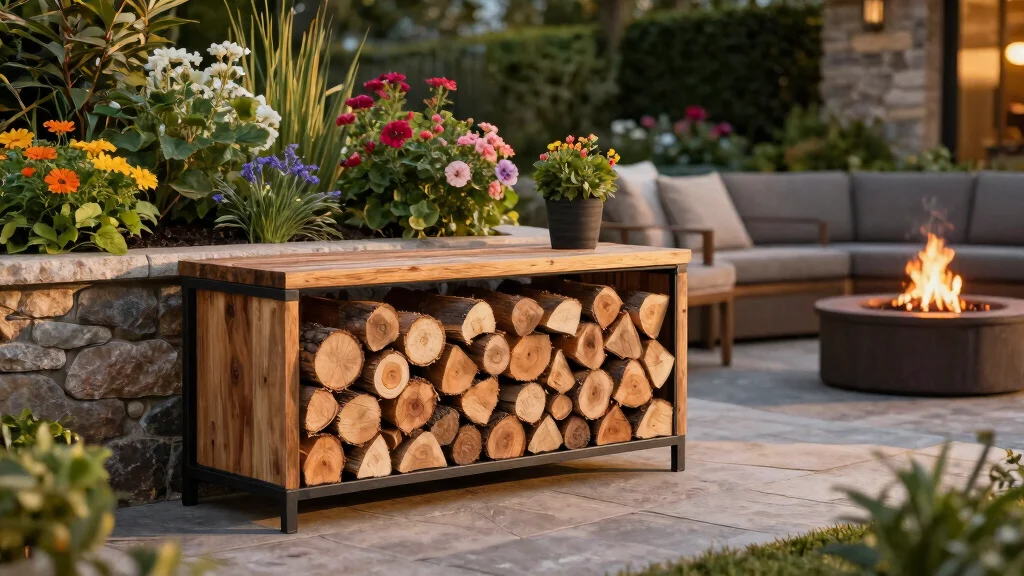 10 Firewood Storage Ideas That Solve the Mess and Still Look Surprisingly Stylish