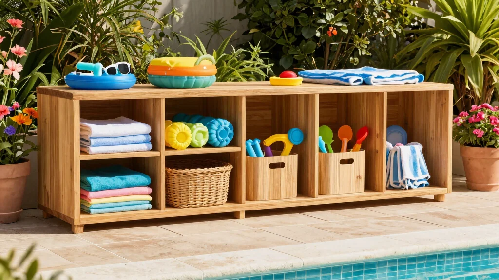 10 Pool Storage Ideas That Keep Every Accessory Organized and Your Pool Area Looking Spotless