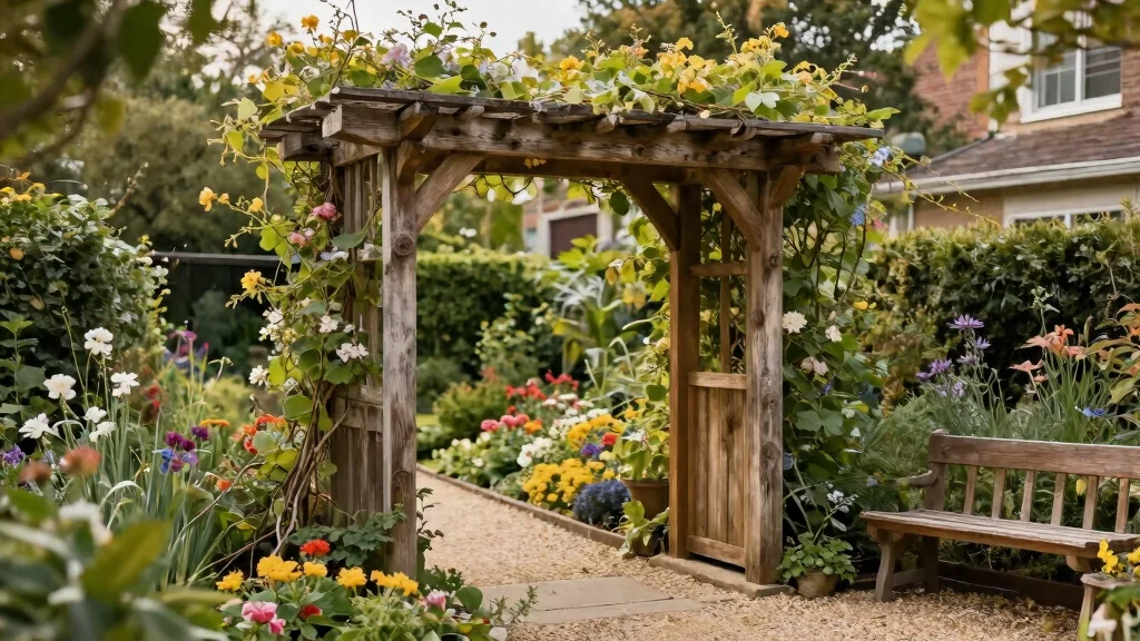 10 Wood Arbor Ideas That Frame Your Garden Entrance in the Most Beautiful and Natural Way