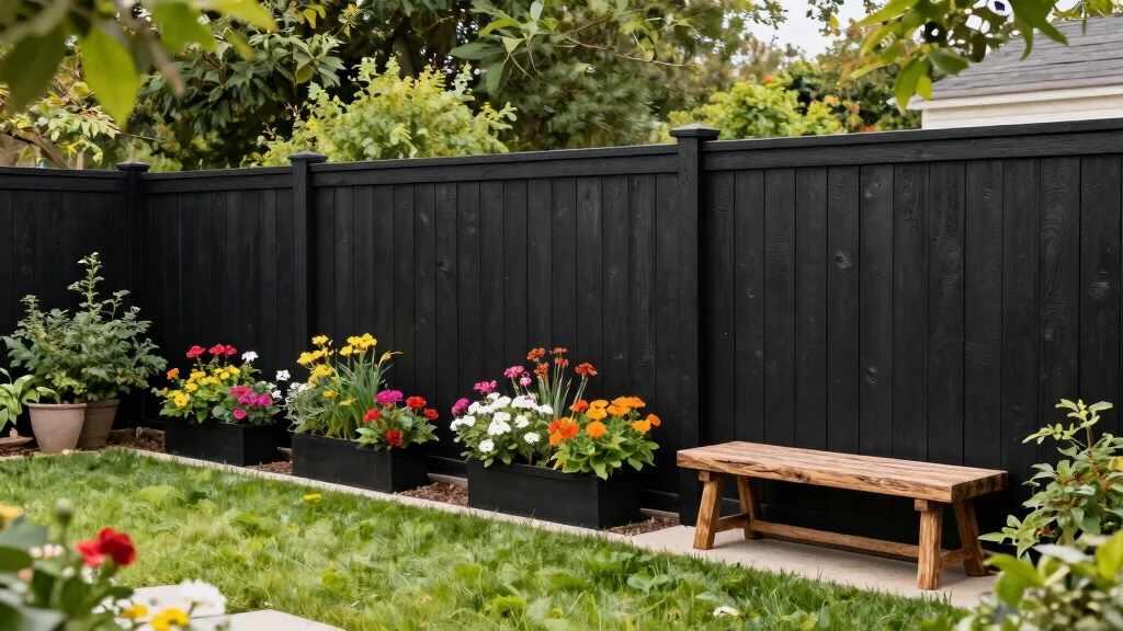 7 Black Wood Fence Ideas That Make a Bold Statement and Make Every Yard Look More Polished