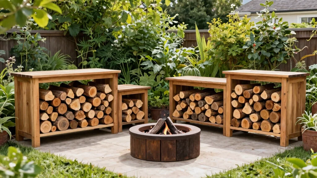 7 Outdoor Firewood Storage Ideas That Keep Every Log Accessible and Perfectly Stacked