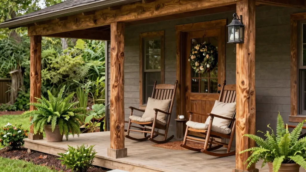7 Wood Post Front Porch Ideas That Add Structure, Charm, and a Polished Finished Look