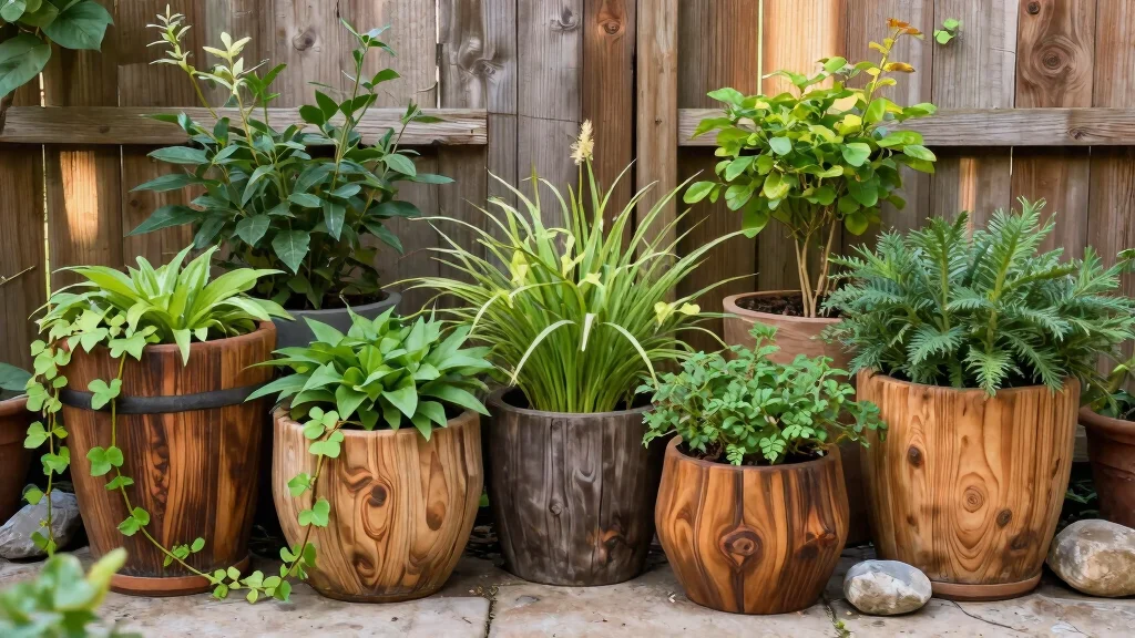 7 Wood Pot Ideas That Bring Natural Texture and Handcrafted Beauty to Your Garden