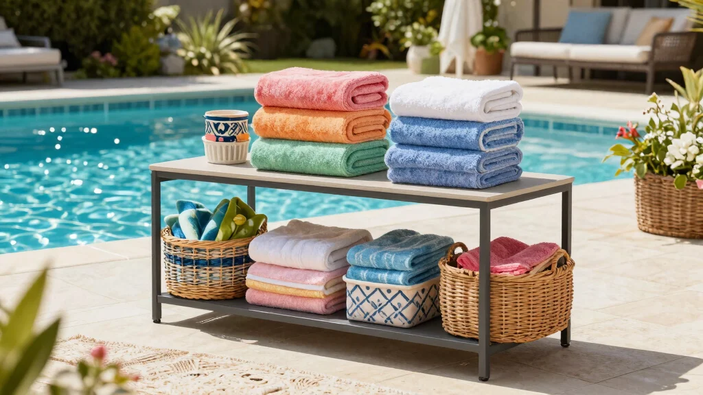 8 Pool Towel Storage Ideas That Keep Every Towel Dry, Accessible, and Neatly Organized