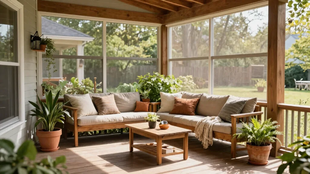 8 Simple Screened In Porch Ideas That Keep Things Clean, Comfortable, and Bug-Free