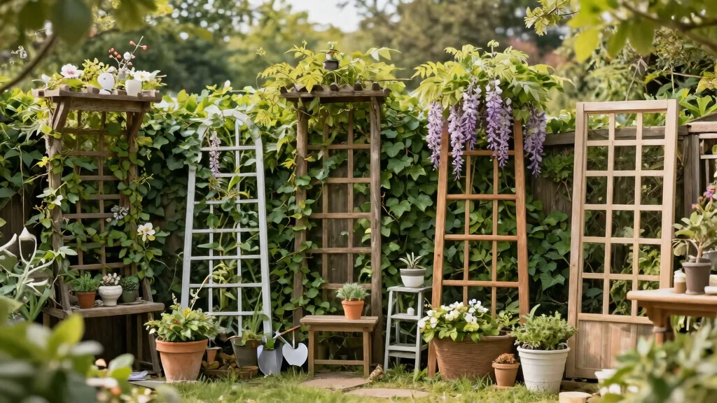 8 Wood Trellis Ideas That Support Your Climbing Plants While Adding Beautiful Structure