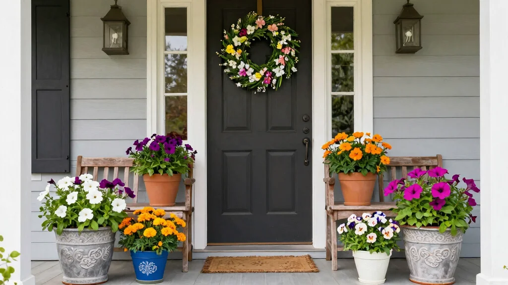 9 Front Porch Flower Ideas That Keep Your Home Looking Beautiful Through Every Season