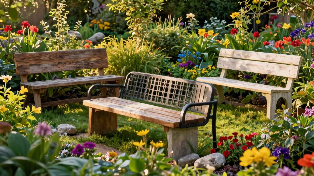9 Garden Bench Concepts That Add a Beautiful and Inviting Resting Spot to Any Outdoor Space