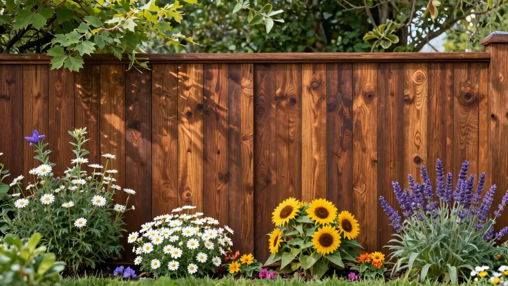 9 Wood Fence Stain Color Ideas That Enhance the Natural Grain and Transform Your Whole Yard