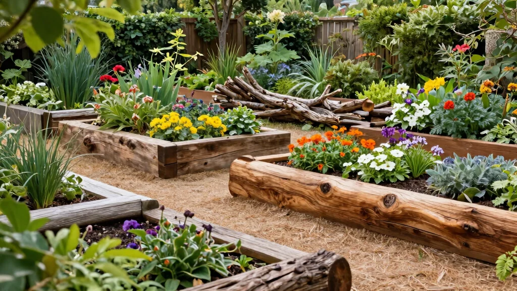 9 Wood Garden Edging Ideas That Define Every Bed and Make Your Whole Garden Look Intentional